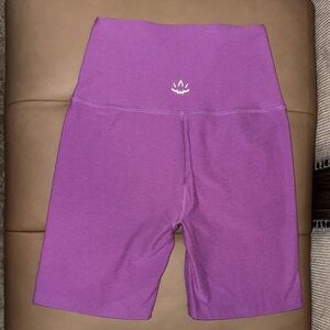 Beyond Yoga Purple Bike Shorts